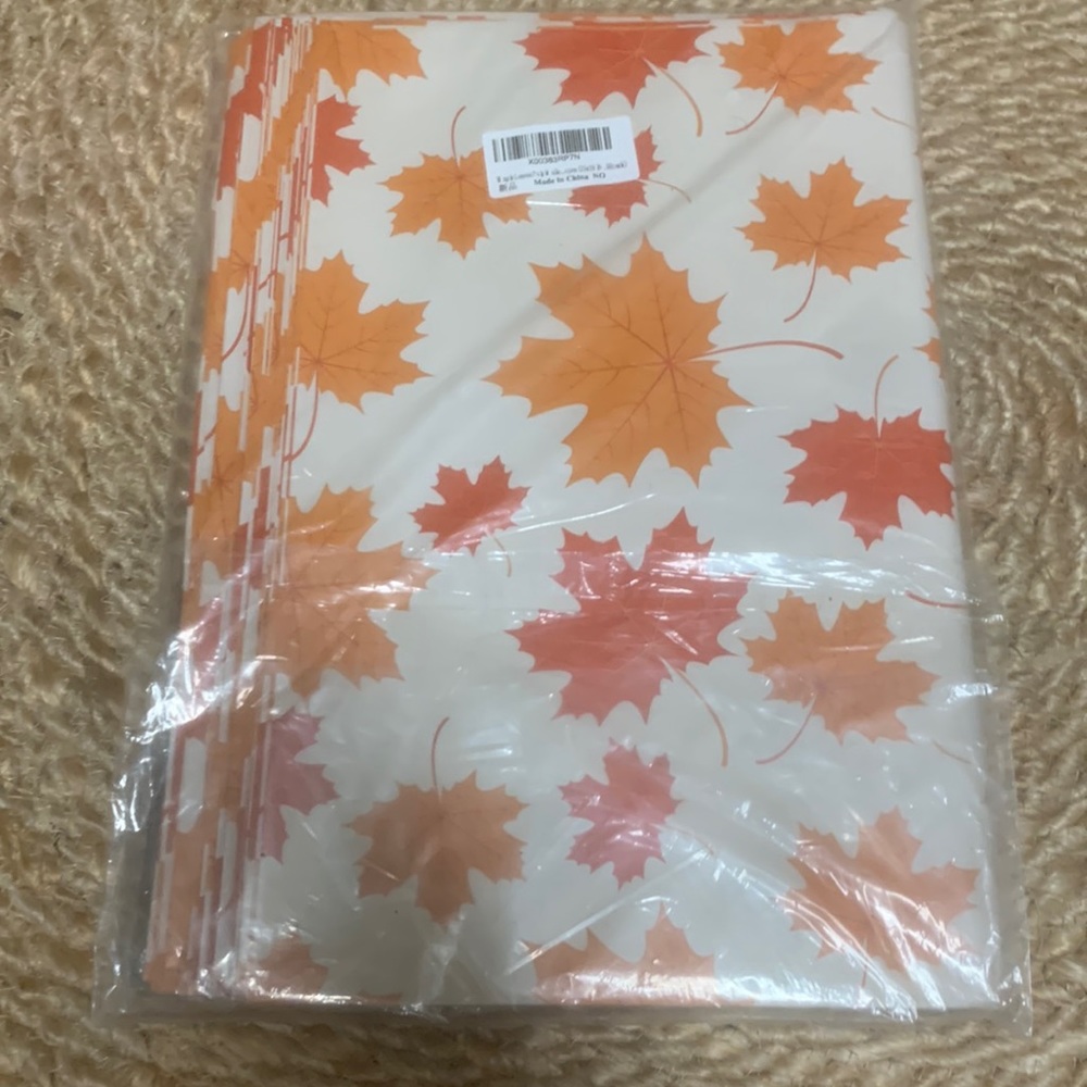 New! 50-Fall leaves-15 X 19 poly mailers